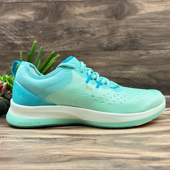 NIB Ryka Defiance Training Comfort Sneaker Athletic Shoes Aqua Mesh 8M 38 - Picture 5 of 11